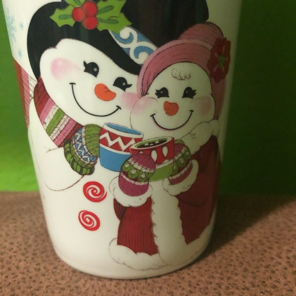 Fitz and Floyd Christmas travel tumblers - Picture 6 of 7